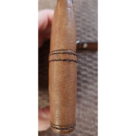 Fossil Wallet Brown Color Folding Leather Men or Women - Picture 11 of 12